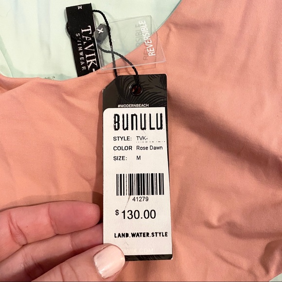 Tavik Color Block Low Back One-Piece Bathing Suit - Picture 6 of 8